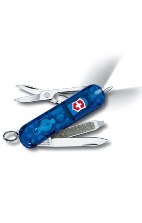 VICTORINOX 瑞士刀 - Signature Lite 58mm 透明藍