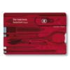 VICTORINOX 瑞士刀 - Swisscard Classic 透明紅