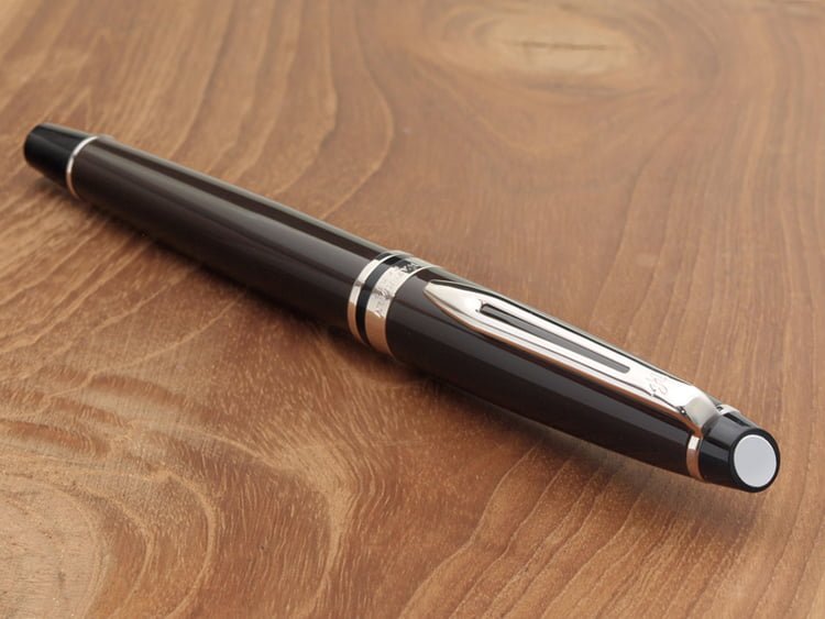 waterman expert light black sliver rb 5