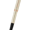 Parker Sonnet 系列 - 純銀格子紋玫瑰金夾14K金筆咀墨水筆