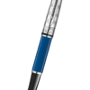 Waterman Expert 系列 - Deluxe Blue 藍身條紋銀夾 走珠筆