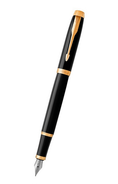 Parker IM 系列 - 新版 黑色金夾墨水筆