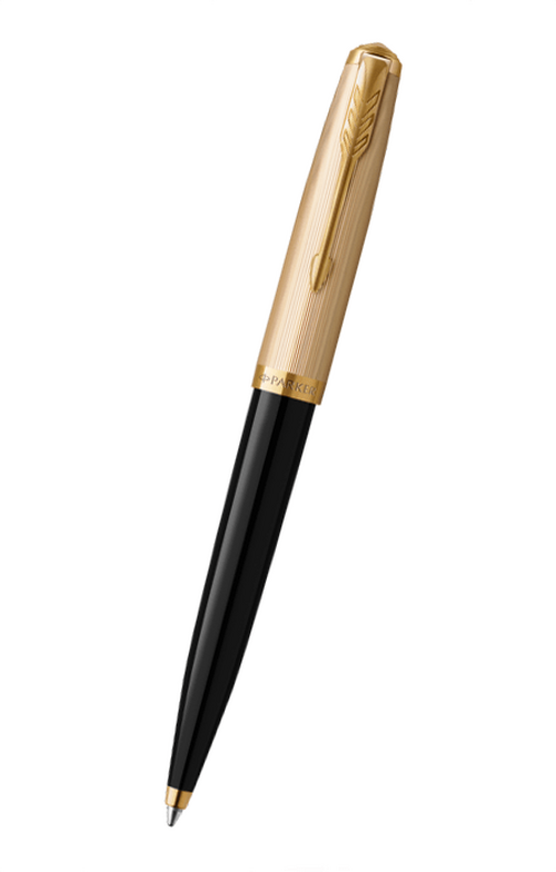 Parker 51 系列 - 豪華黑金夾原子筆 (2123513)