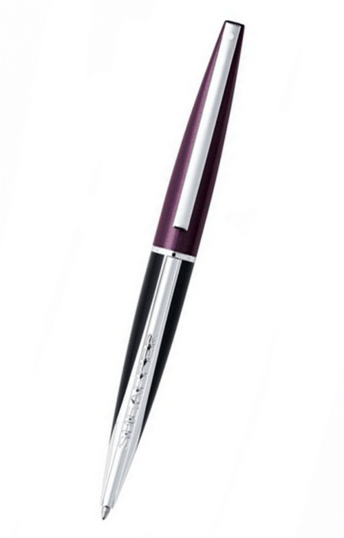 Sheaffer Taranis 系列 - Amethyst Brillant 水晶紫配黑銀夾原子筆