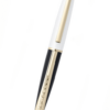 Sheaffer Taranis 系列 - 珍珠白配黑金夾原子筆