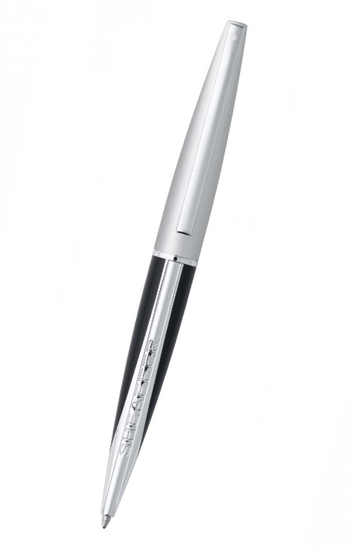Sheaffer Taranis 系列 - 磨砂灰配黑銀夾原子筆