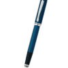 Cross Townsend 系列 - Quartz Blue 石英藍暗紋銀夾18K 金筆咀墨水筆 (AT0696-1FD)
