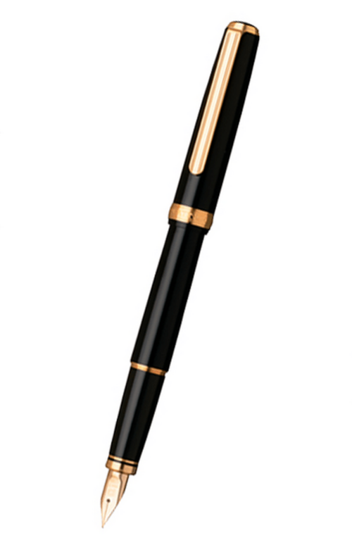 日本 Platinum 白金牌 Vicoh 美巧系列 - 黑身 18K 金筆咀 墨水筆
