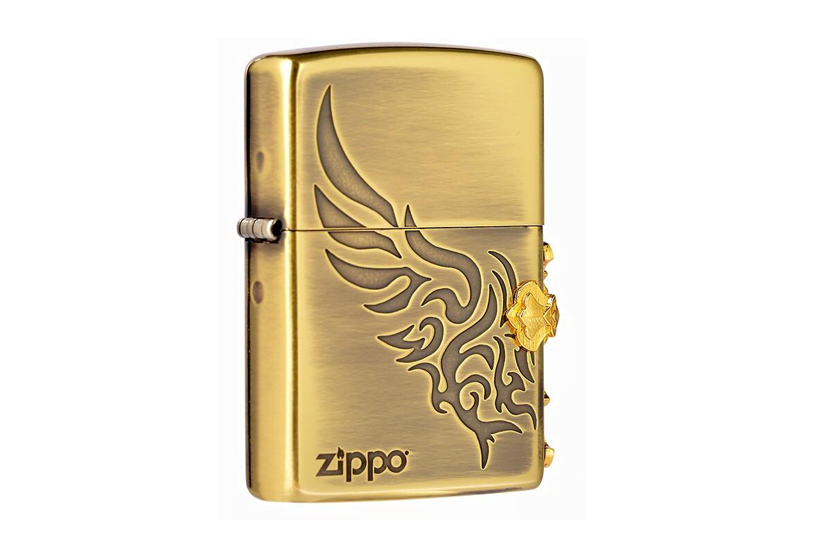 zippo lighter 3 side cross badges 2