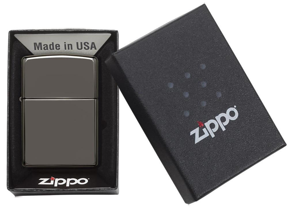 zippo lighter black ice gift