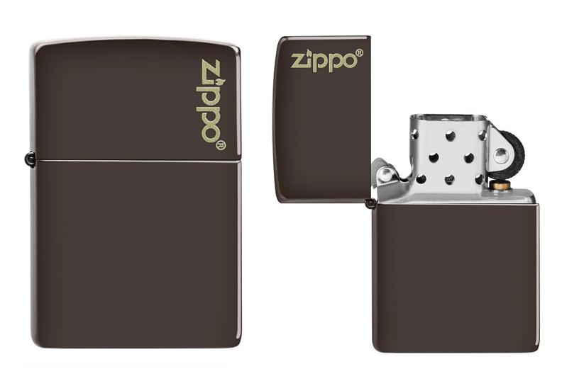 zippo lighter classic brown zippo logo 2