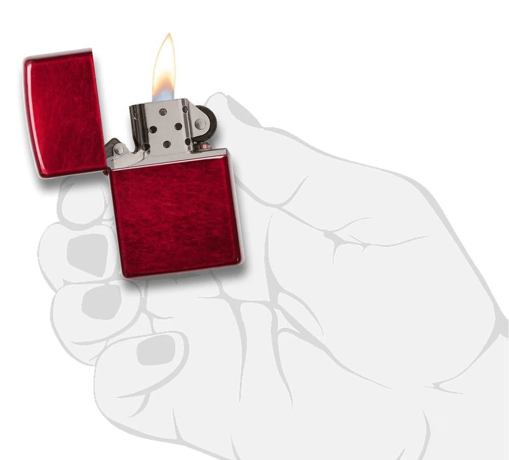 zippo lighter classic candy apple red 8