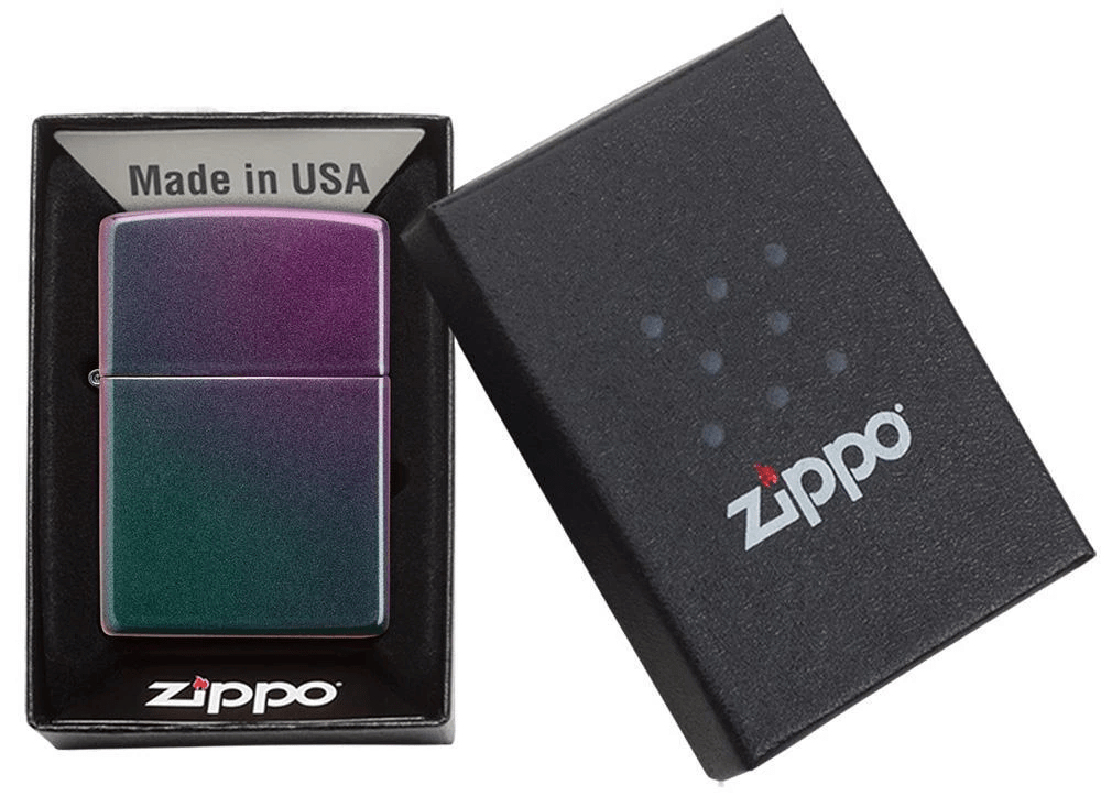 zippo lighter classic iridescent gift