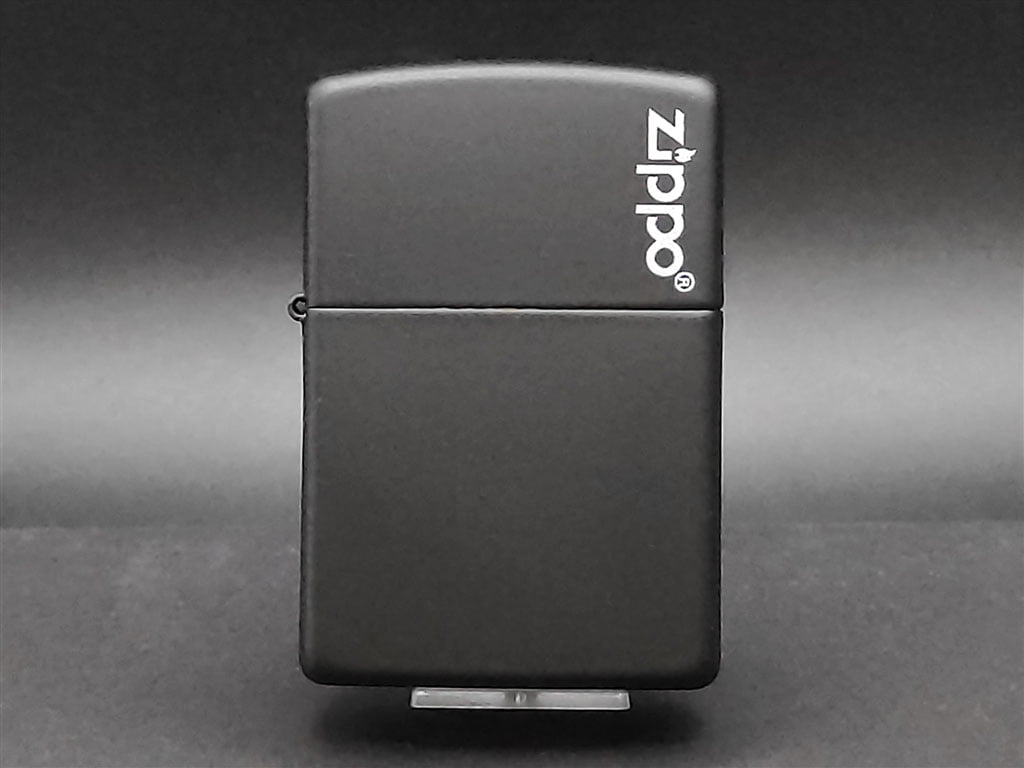 zippo lighter classic matt black logo 5