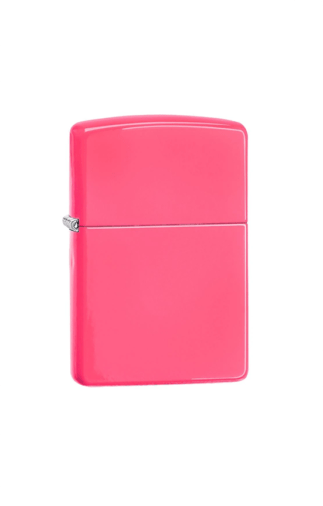 zippo lighter classic neon pink 1
