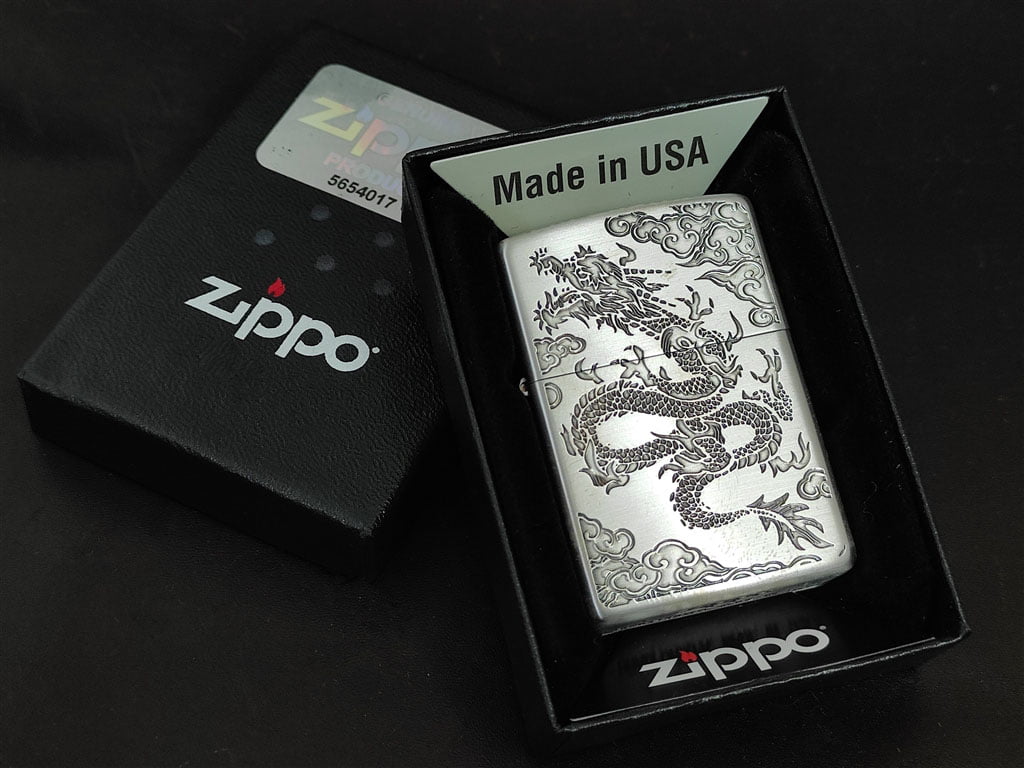 zippo lighter dragon auspicious gift