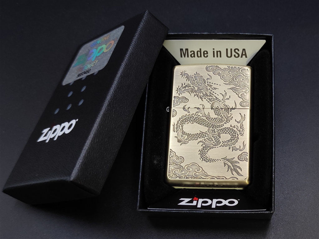 zippo lighter dragon peaceful gift