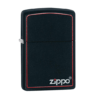 Zippo 防風火機 – 磨砂黑紅框