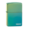 Zippo 防風火機 – High Polish Teal Zippo Logo