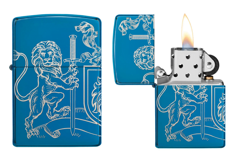 zippo lighter medieval coat of arms 2