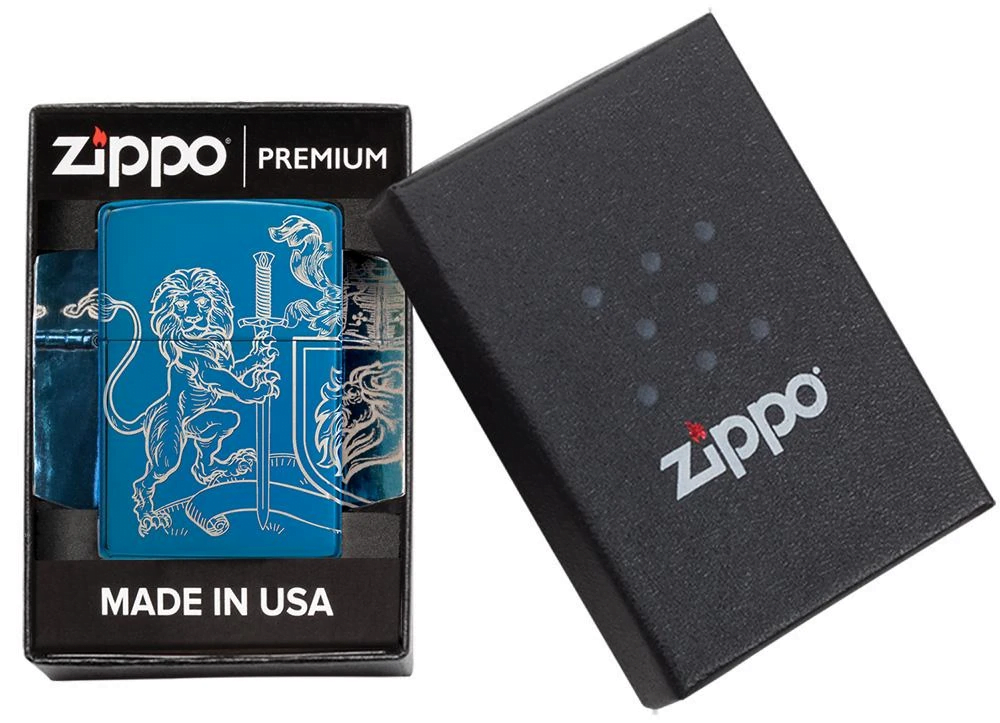 zippo lighter medieval coat of arms gift