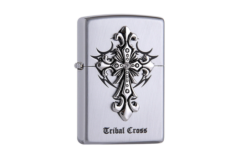 zippo lighter tribal cross 2