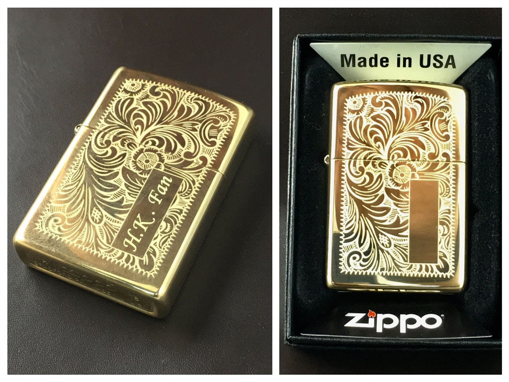 zippo lighter venetian high polish brass 5