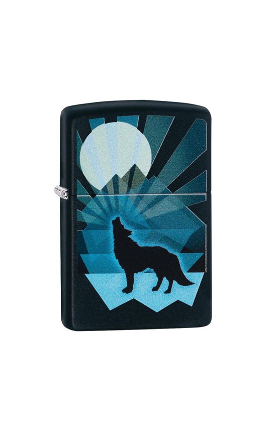 zippo lighter wolf and moon 1
