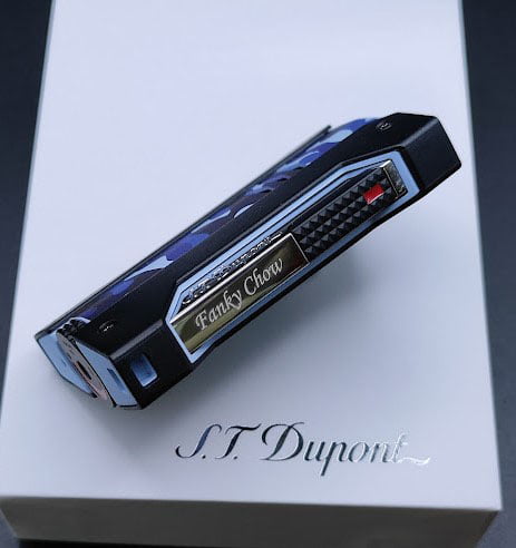 st dupont lighter extreme camouflage engraving 1