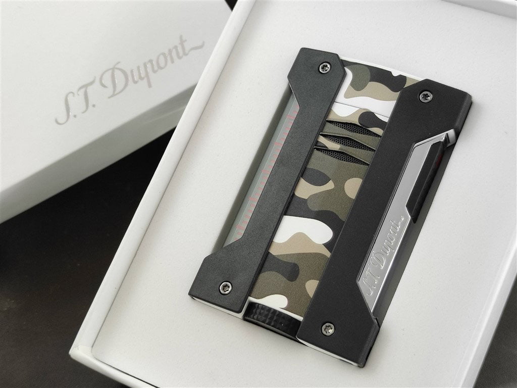 st dupont lighter extreme camouflage gift