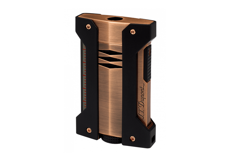 st dupont lighter extreme frosted copper 2