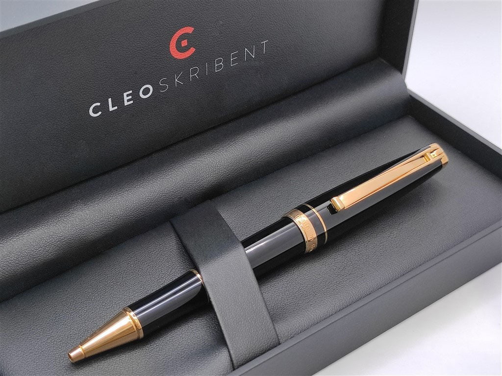 cleo skribent light black gold bp gift