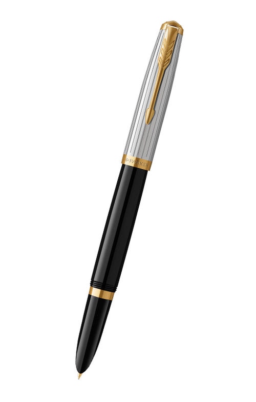 Parker 51 系列 - 豪華黑亮鋼金夾墨水筆 (2169030)