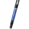 德國 Pelikan 經典 205 系列 - 藍色銀夾筆桿上墨墨水筆