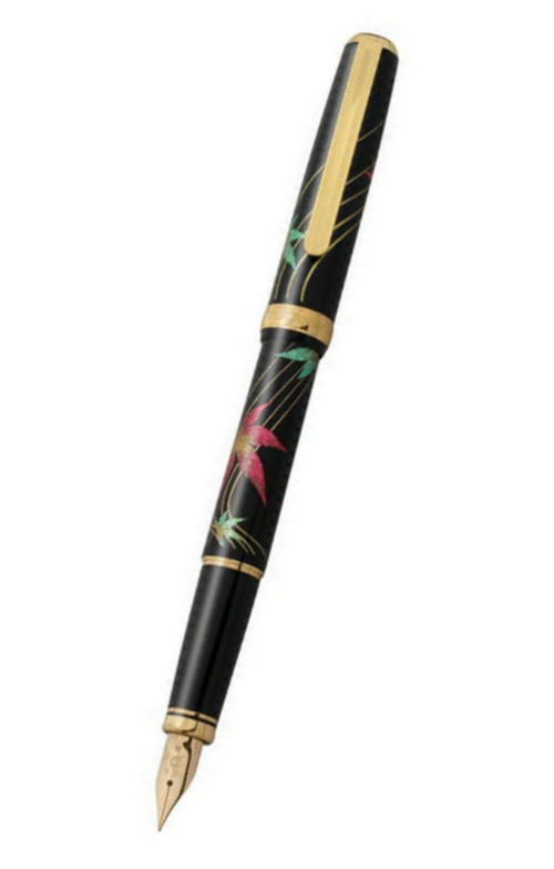 日本 Platinum 白金牌 Vicoh 美巧系列 – 金沢箔 18K 金筆咀 墨水筆 - 秋葉 (PTL-20000H #46)
