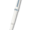 Mont Blanc 萬寶龍 Meisterstück 系列 - Glacier 白色冰藍夾 14K 金筆咀墨水筆 (129399)