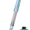 日本 Sailor 寫樂 Pro Gear Slim 系列 - 菖蒲與苔蘚(粉藍)萬葉特別版 14K 黃金筆咀墨水筆組合