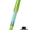 日本 Sailor 寫樂 Pro Gear Slim 系列 - 浮萍與檜木(綠)萬葉特別版 14K 黃金筆咀墨水筆組合