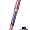日本 Sailor 寫樂 Pro Gear Slim 系列 - 木通與杜若(粉紅)萬葉特別版 14K 黃金筆咀墨水筆組合