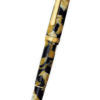 日本 Platinum 白金牌 3776 CENTURY 系列 - 賽璐璐 (Celluloid) 物料玉黑印花 14K 黃金筆咀墨水筆