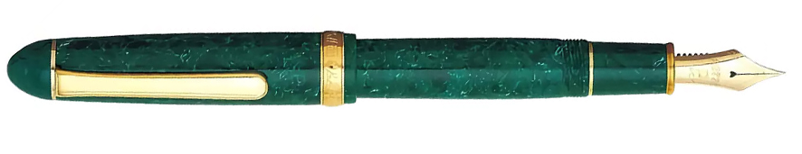 3776 celluloid 14k gold jade fp 2