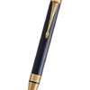 Parker Duofold 系列 – Prestige Blue Chevon 23K 黃金夾 原子筆 (1931373)