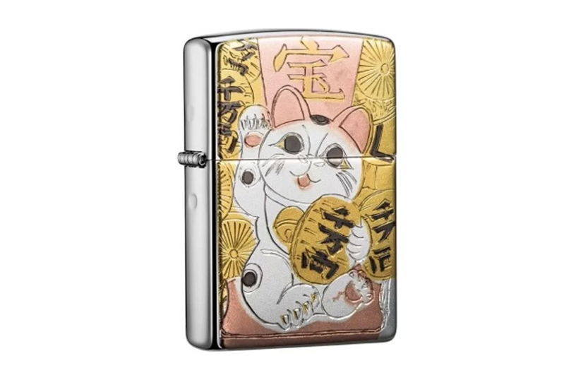 zippo lighter lucky cat 2