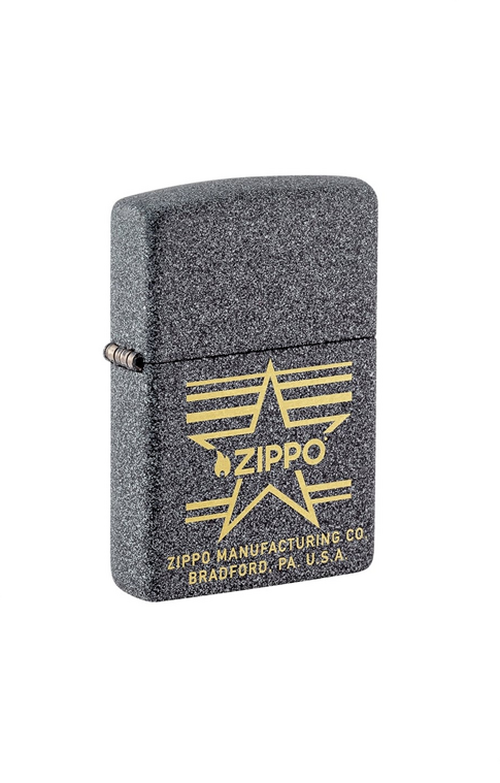 Zippo 2023 創辦人紀念特別版 - 磨砂灰金星