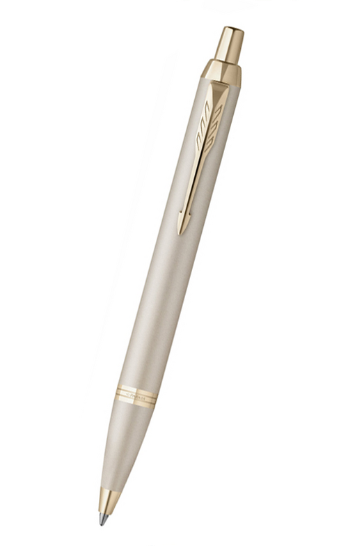 Parker IM Monochrome 系列 - 純香檳金色原子筆 (2172956)