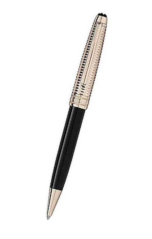 Mont Blanc 萬寶龍 Meisterstuck 系列 – Doué Geometry 鍍玫瑰金立體幾何圖案 原子筆 (118095)
