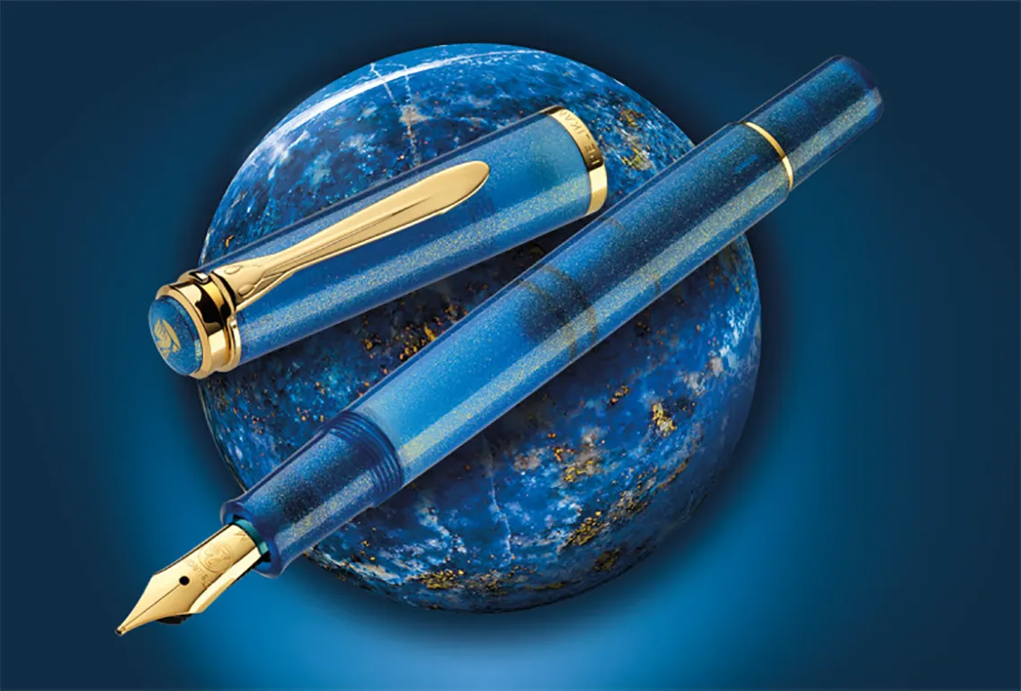 pelikan classic 200 2024 lapis lazuli gold fp 10