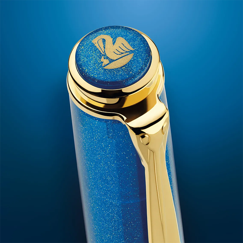 pelikan classic 200 2024 lapis lazuli gold fp 12