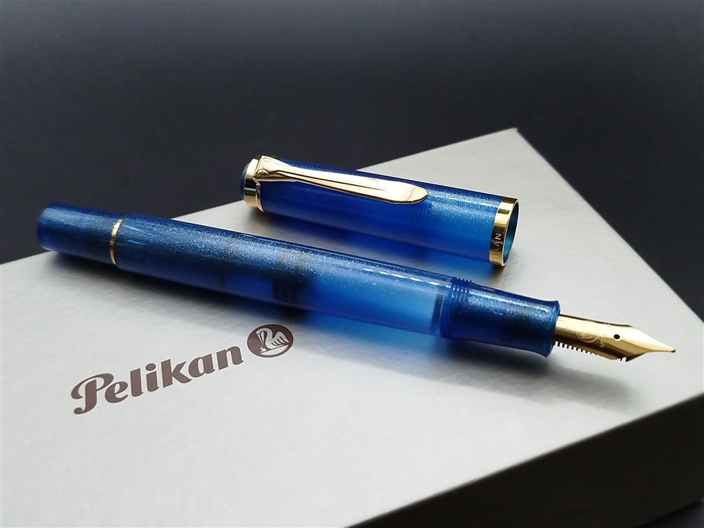 pelikan classic 200 2024 lapis lazuli gold fp 8