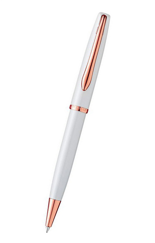 德國 Pelikan Jazz Noble系列 - 白色配玫瑰金原子筆 (821742)